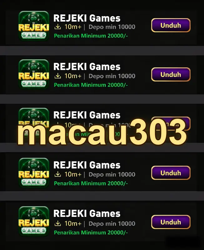 macau303 Tangkapan Layar Resmi APK